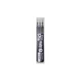 Set 3 rezerve roller Frixion Ball Pilot 0.5 mm varf fin, negru