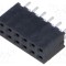 Conector şiruri pini mamă 12 PIN 2mm aurit THT soclu drept SAMTEC
