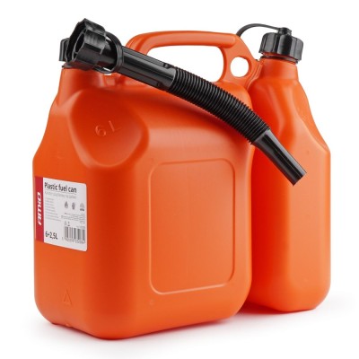 Canistra combustibil din plastic, 2 compartimente, 6l + 2,5l; AMIO foto