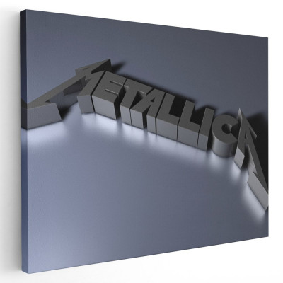 Tablou afis Metallica trupa rock 2295 Tablou canvas pe panza CU RAMA 30x40 cm foto