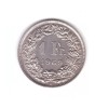 Moneda Elvetia 1 franc 1969, stare foarte buna, curata, Europa, Cupru-Nichel