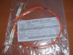 Cablu Fibra Optica LCLC50DOR1 LC-LC 50/125 Duplex 1M foto