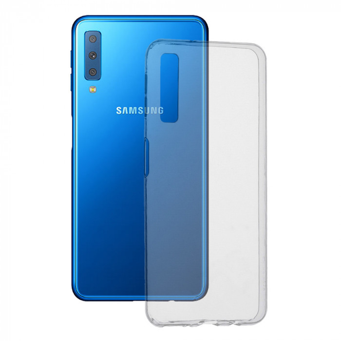 Husa silicon Samsung Galaxy A7 2018 Transparent