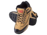 Ghete Lahti Pro L3010247 Nubuck Honey-Negru, Mărimea 47, Rezistente la Vreme Rea și Alunecare