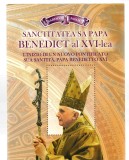 Mapă filatelică - Sanctitatea sa papa Benedict al XVI-lea (bilingv), 2005