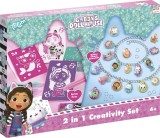 Set 2 in 1 Gabby&#039;s Dollhouse - Bratari cu pandantive &amp; carioci de suflat