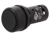 Comutator Push-Button 22mm 1 NO Negru