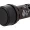 Comutator Push-Button 22mm 1 NO Negru