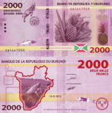 BURUNDI 2.000 francs 2015 UNC!!!
