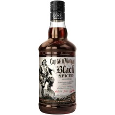 Rom Captain Morgan Black Spiced, 0.7L, Alcool 40%, Captain Morgan Rom, Rom Black Spiced, Rom Black Spiced Captain Morgan, Bauturi Spirtoase, Rom Negru foto