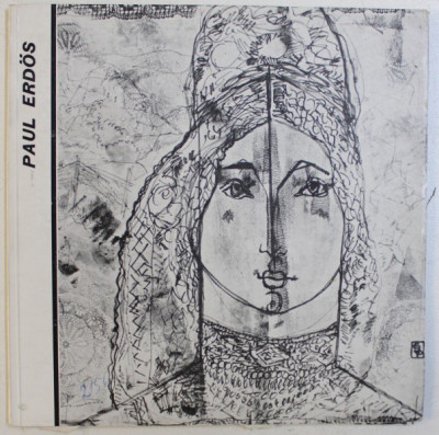 PAUL ERDOS , text de JACK BRUTARU , MINIALBUM IN ROMANA SI FRANCEZA , 1969 , foto