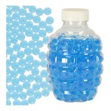 Set de 550 bile de gel, 7-8 mm, hidrogel, model grenada, albastru