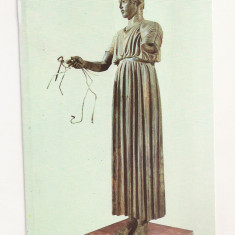 FA52-Carte Postala-GRECIA- Delphi, Muzeul Delphi, The Charioteer, necirculata