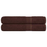 Gossi prosoape frogn 2 buc., maro, 100x200 cm, 360 g/m2