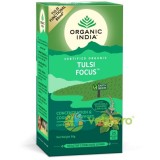 Ceai Tulsi Focus (Amestec Concentrare si Sprijin Cognitiv) Ecologic/Bio 25dz