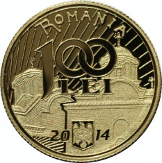 Moneda Aur - 650 de ani de la &amp;icirc;nceputul domniei lui Vladislav I Vlaicu foto