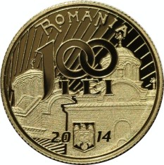 Moneda Aur - 650 de ani de la inceputul domniei lui Vladislav I Vlaicu foto