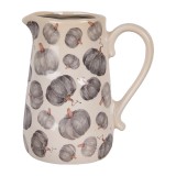 Cumpara ieftin Carafa decorativa ceramica gri bej Dovleac 21x15x23 cm