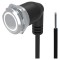 Comutator anti-vandalism EAO 2 poziții SPDT 0,6A 35V AC/DC IP67 LED alb