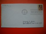 HOPCT PLIC S FDC NR 753 CRACIUN 1966 -SUA -CIRCULAT