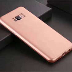 Husa protectie pentru Samsung Galaxy S9 Plus Rose-Gold acoperire completa 360 grade cu folie de protectie gratis