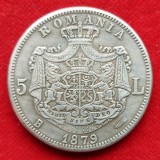 5 Lei 1879. Replica de colectie.