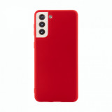 Husa Samsung Galaxy S21, Smart Case Anti-Slip Series, Red