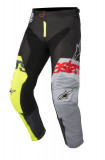 Pantaloni Moto Alpinestars Mx Racer Flagship Negru / Gri / Galben Marimea 28 3721318/519/28