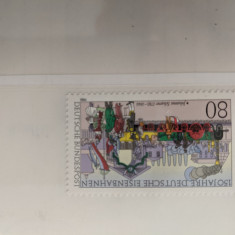 germania Timbre trenuri, locomotive, cai ferate, nestampilate MNH