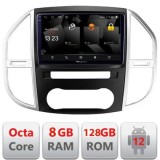 Navigatie Mercedes Vito w447 2016- Android Octa Core Qualcomm 2K Qled 8+128 DTS DSP 360 4G Optical CarStore Technology