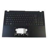 Carcasa superioara cu tastatura palmrest Laptop Gaming, Acer, Nitro V15 ANV15-51, 6B.QNAN7.030, EAZYP00101A, iluminata, neagra, layout US