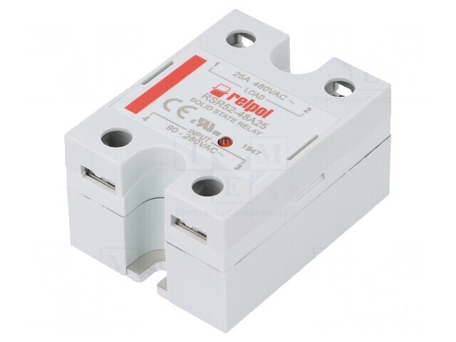 Releu Semiconductori 1-fazat 25A 48-530VAC