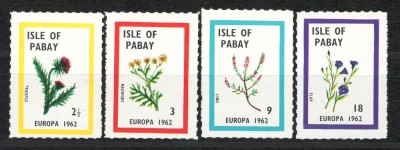 Insulele Pabay 1962 - NOT UPU - Flori foto