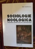 Sociologie noologica : ordinea spirituala a societatii : strat si substrat sufletesc / Ilie Badescu