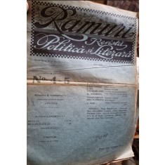 Ramuri - Revista Politica si Literara Nr. 4-5 / 1920