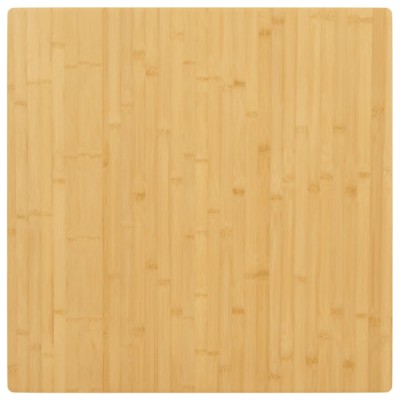 vidaXL Blat de masă, 90x90x2,5 cm, bambus foto