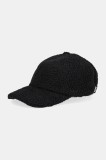 Rains șapcă 20650 Fleece Cap culoarea negru, 20650