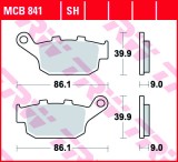 Cumpara ieftin Set placute frana spate TRW MCB841SH - Honda CB 500 F - CB 500 X - CTX 700 ABS - NC 700 - NC 700 Integra - X-ADV 750