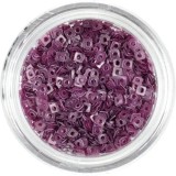 Mici pătrate cu gaură - roșu de Burgundia deschis