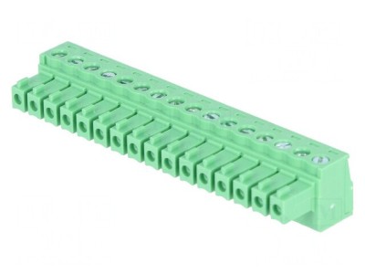 Regletă de Conexiuni Deconectabilă 16 Piste 3,81mm Dreptă foto