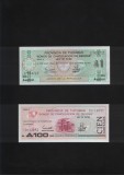 Set Argentina 1+100 Australes Tucuman 1991 UNC - Bancnote Argentina Colectie