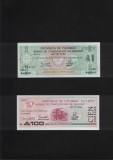 Cumpara ieftin Set Argentina 1 + 100 australes provincia Tucuman 1991 unc, America Centrala si de Sud