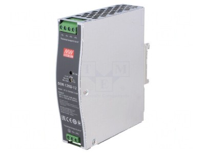 Convertor DC/DC 120W cu ieșire 12VDC și 10A pentru șină DIN DDR foto