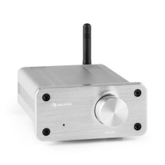 Auna BT-Bro Mini Stereo argint aluminiu Amplificator de clasa D Bluetooth foto