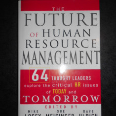 MICHAEL LOSEY - THE FUTURE OF HUMAN RESOURCE MANAGEMENT (2005, editie cartonata)