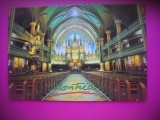HOPCT 7273 BISERICA NOTRE DAME -MONTREAL-QUEBEC-CANADA -AMERICA DE NORD -NECIRCULATA, Printata