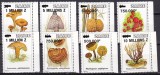 Zair 1993 ciuperci MI 1067-1074 supratipar MNH