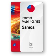 eSIM Internet Samoa, valabil 7 zile, trafic 1 GB, Standard