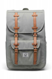 Herschel rucsac Little America Mid-Volume culoarea verde, mare, neted