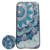 Husa apple iphone x/xs multicolor model frunza + popsocket inclus, Flippy